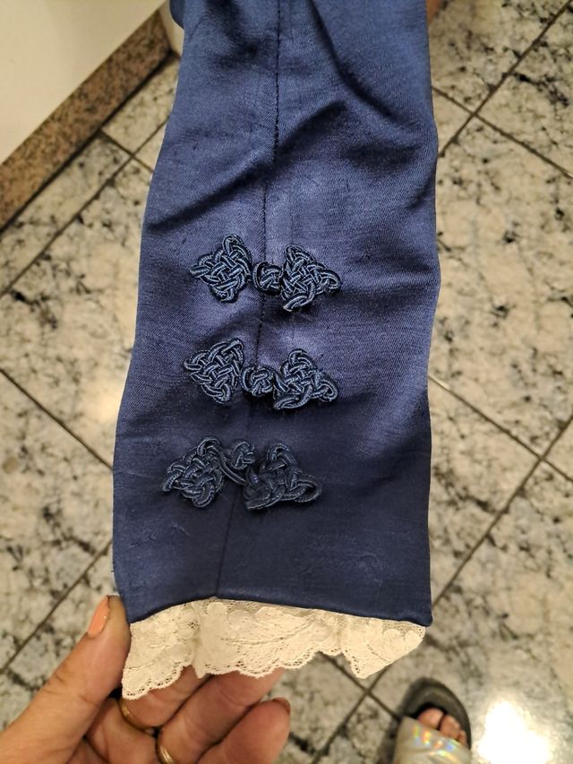 Corpiño Fallera Azul Marino