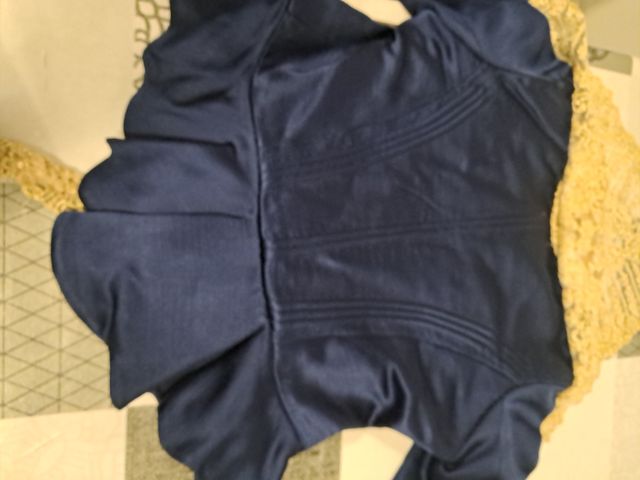 Corpiño Fallera Azul Marino