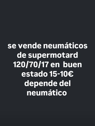 Neumáticos Supermotard