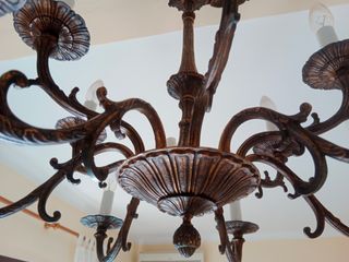 Bronce Lámpara de techo vintage bronce