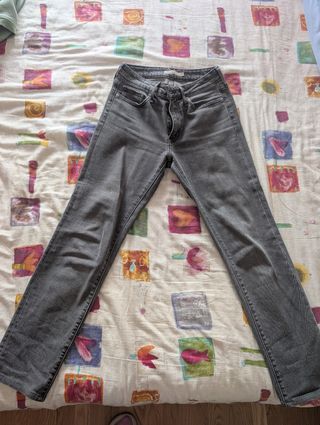 Levi's jeans slim gris 712