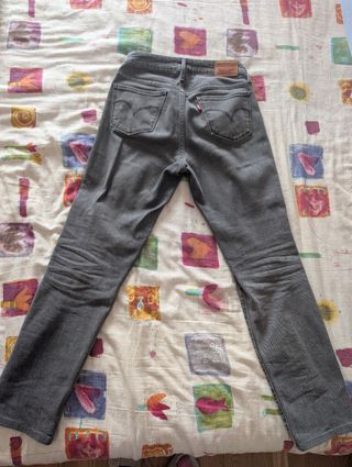 Levi's jeans slim gris 712