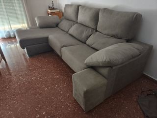 Sofá Chaiselongue Gris