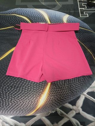 Falda polipiel morada, regalo falda pantalón 