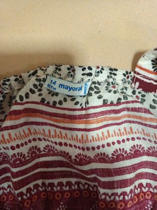 Mono corto niña estampado