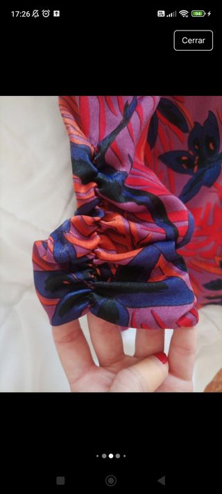 Vestido Zara Otoño Estampado Floral