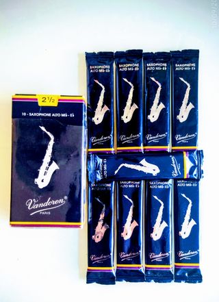 Vandoren Cañas Saxo Alto 2 1/2 (9 uds)