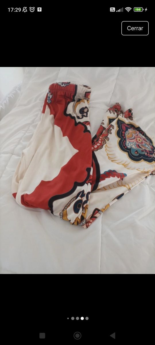 Pantalones  elástico Otoño Estampados