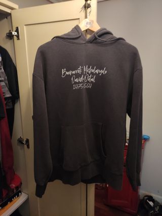 Sudadera Pull and Bear Gris Talla L