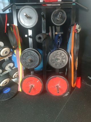 Discos de gimnasio para pesas
