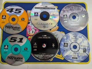 Lotto 6 giochi per PS1: Crash Bandicoot 2, Harry Potter