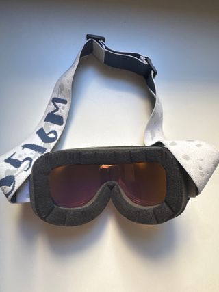 Gafas de esquí con lente naranja