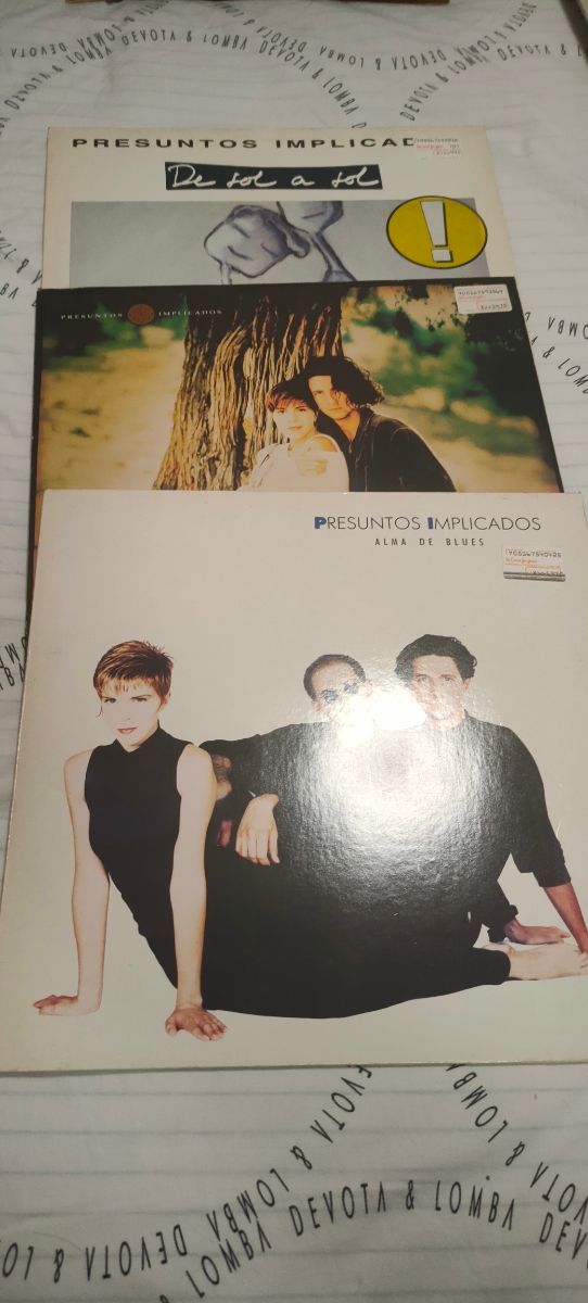 3 Vinilos Presuntos Implicados Nacional Pop Rock