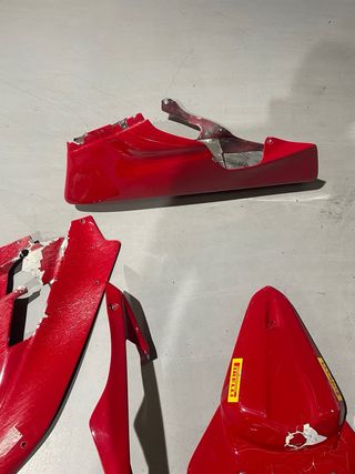 Carenado Yamaha R6 Rojo completo, con caída