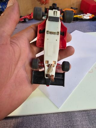Coche Scalextric F1 Vintage Rojo