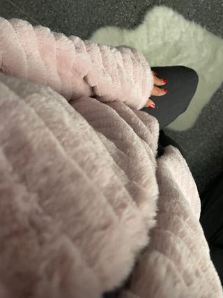 Chaqueta pelo rosa NUEVA