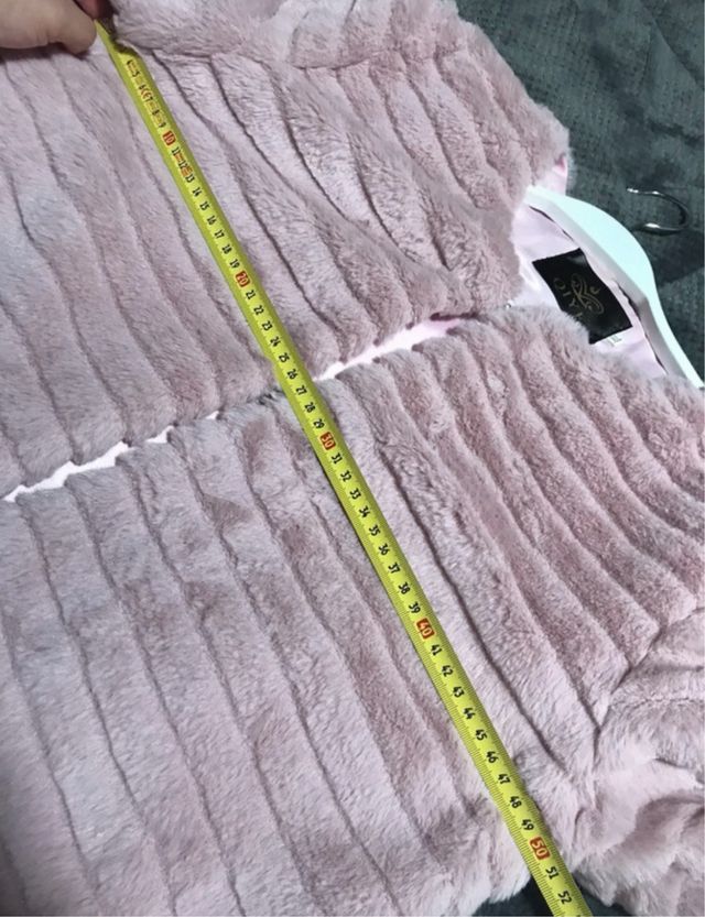 Chaqueta pelo rosa NUEVA
