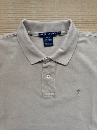 Polo Ralph Lauren Beige Slim Fit Talla L Mujer