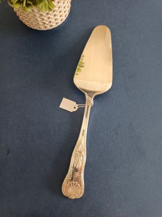 Pala para tarta baño plata