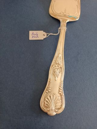 Pala para tarta baño plata