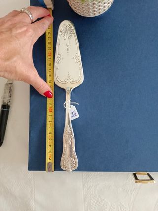 Pala para tarta baño plata