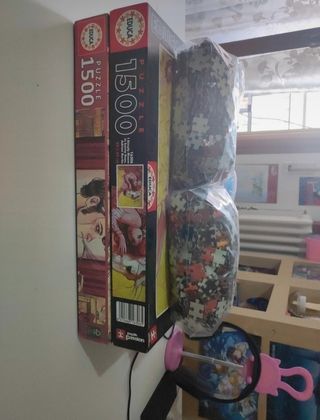 2 puzzle Educa 1500 pezzi, 1 Ravensburger Vintage