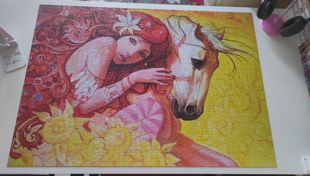 2 puzzle Educa 1500 pezzi, 1 Ravensburger Vintage