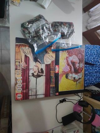 2 puzzle Educa 1500 pezzi, 1 Ravensburger Vintage