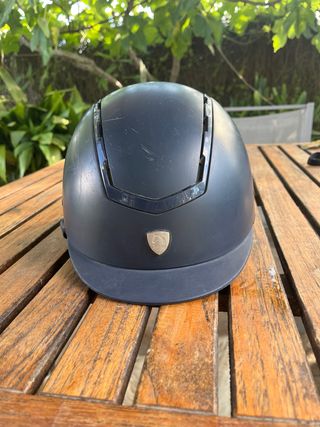 Casco Hípica Tattini Azul Marino