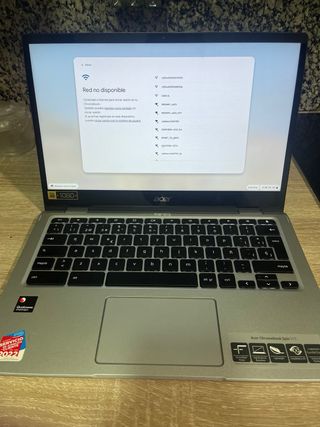 Chromebook Acer Plata/Negro