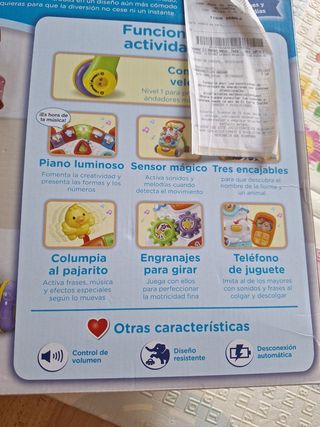 Andador bebé Vtech 2 en 1