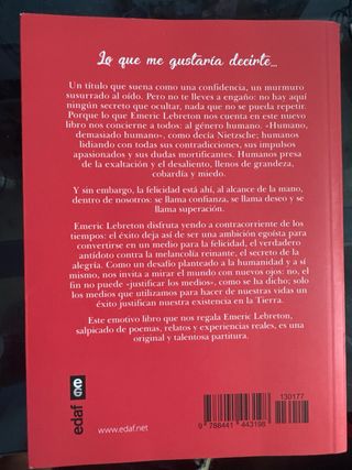 Lo que me gustaría decirte: Si encontrara las p...