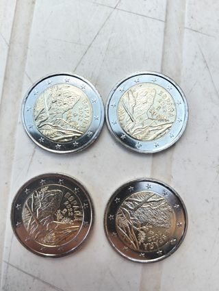 4 Monedas 2€ España 2022