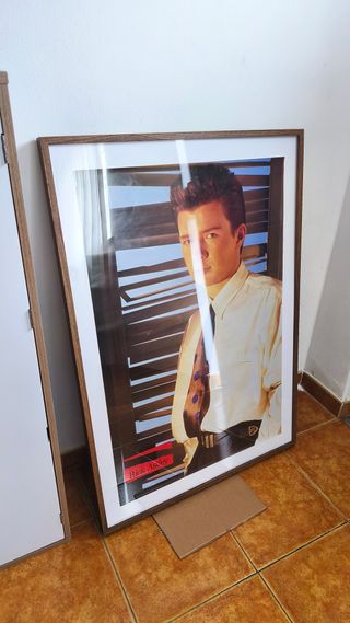 Póster Vintage Rick Astley 1988 – Pop Icono 80s