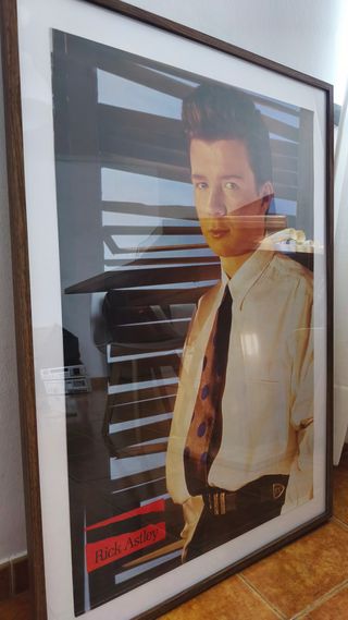 Póster Vintage Rick Astley 1988 – Pop Icono 80s