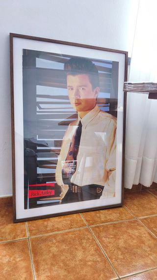 Póster Vintage Rick Astley 1988 – Pop Icono 80s