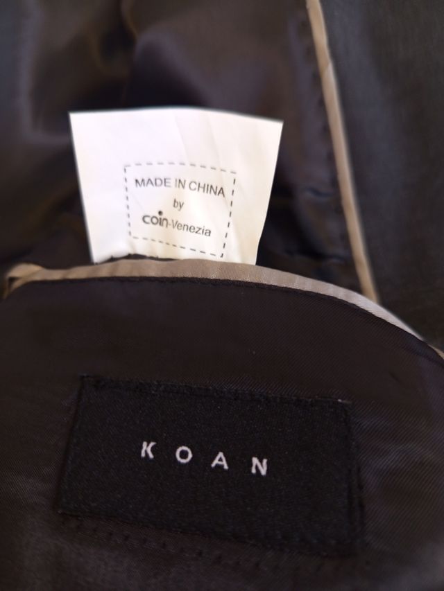 Abito uomo Koan grigio nuovo