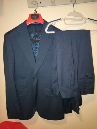 Traje de chaqueta Álvaro Moreno azul