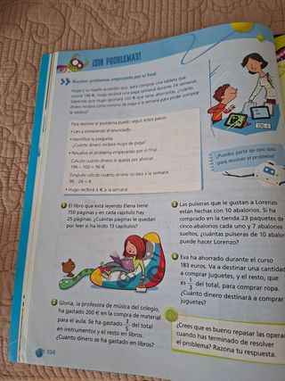 Matemáticas 4º Primaria (Tres Trimestres)