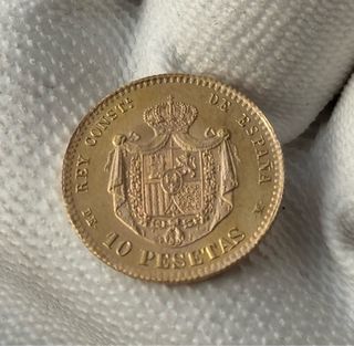 10 Pesetas Alfonso XII 1878 Oro