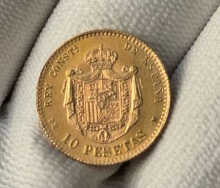 10 Pesetas Alfonso XII 1878 Oro