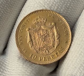 10 Pesetas Alfonso XII 1878 Oro