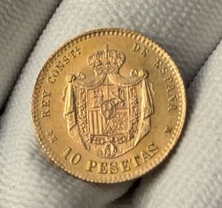 10 Pesetas Alfonso XII 1878 Oro