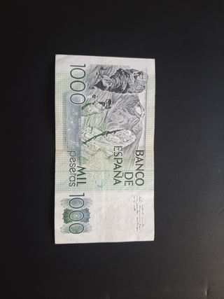 BILLETE DE 1000 PESETAS DE 1979