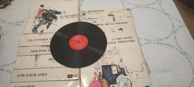 12 Vinilos Zarzuela Serie Azul