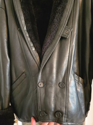 Chaqueta oversize negra