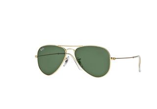 Gafas de Sol Ray-Ban Aviator Doradas Verdes