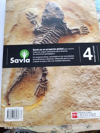 Biología y geología. 4 ESO. Savia