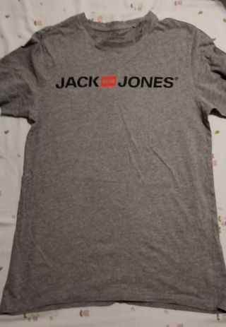Camiseta Jack & Jones Gris 14 años