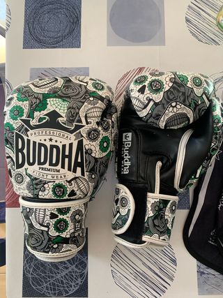 Guantes de Boxeo Buddha Diseño Calaveras